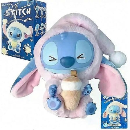 Ny Miniso Stitch Ät Något Innan Sova Serien Vinylfigur Blind Box UK!1st