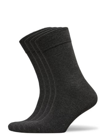 Bamboo Crew Sock 4-Pack Black Amanda Christensen