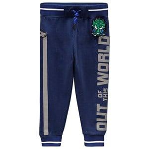 Kids - Fabric Flavours Blue Out of this World Beam Me Up Joggers 3-4 Years - Bottoms - 3-4 years - Blue