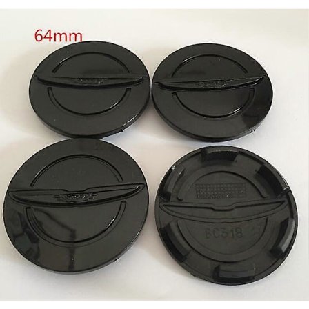 4 stk. 54mm 64mm Chrysler 300c Bilskilt Hjulcenter Navkapsler Badge Dæksler Bilstyl Tilbehør