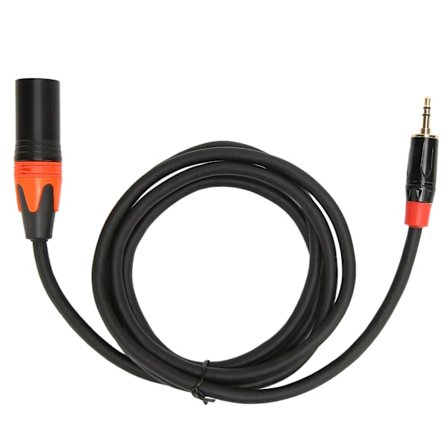 Mini Jack til XLR Han Adapterkabel 3.5mm Aux til XLR 1.5m Lydkabel