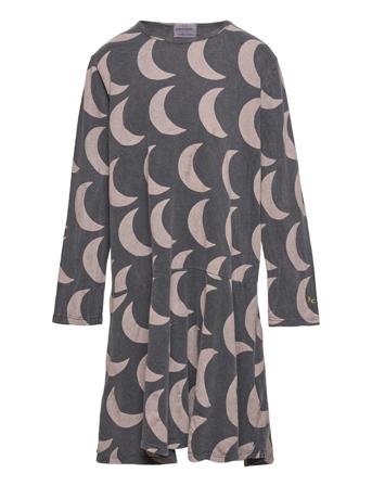 Moon All Over Dress Dresses & Skirts Dresses Casual Dresses Long-sleeved Casual Dresses Multi/mønstret Bobo Choses
