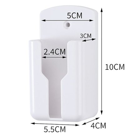 Fjernkontrollholder Veggmontert oppbevaringsboks Kosmetisk bad