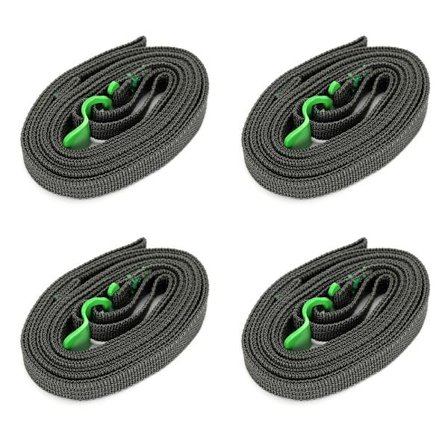 4-Pack Spännband med Snabbspänne - Säkra Bagage, Campingutrustning och Mer