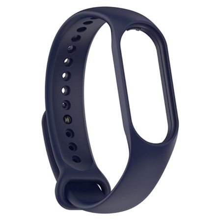 Xiaomi Mi Band 7 / 6 / 5 yksinkertainen kellon hihna - Keskiyön Sininen
