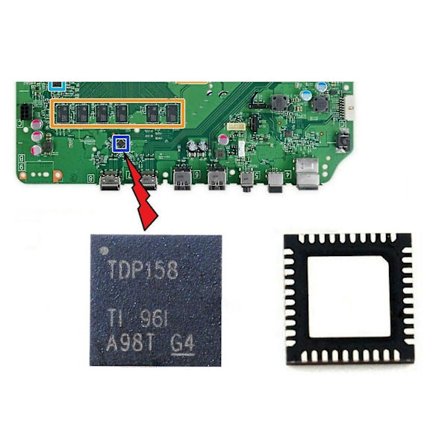 Xbox One X Hdmi Retimer Ic Chip Näyttöliitäntä Ic Tdp158 Näyttöliitäntä Ic