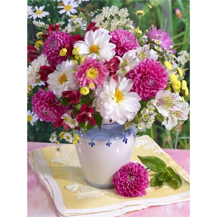 30x40cm 5D DIY Diamantmaleri Fuld, Blomsterarrangement Serie