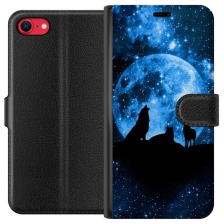 Kompatibel Tegnebogsetui til Apple Apple iPhone SE (2020) Ulve