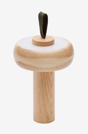 Kave Home - Bärbar bordslampa Luba - Brun - Bordslampor - Från Homeroom