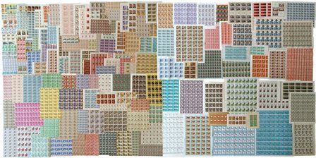 Hele verden - Pakke med helark og arkrester