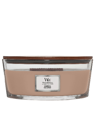 WoodWick Ellipse Cashmere Ljus & ljusstakar Grå 453,6 g