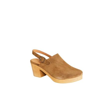 Anthology Paris Leather clogs Zagreb Brun, Dame Træsko, Størrelse: 38 EU