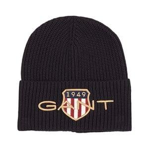 Kids - GANT Black Archive Shield Beanie S-M (5-8 years) - Headwear - S-M (5-8 years) - Black - Junge