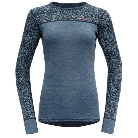Devold Kvitegga Woman Shirt Women base layer tops Blue L