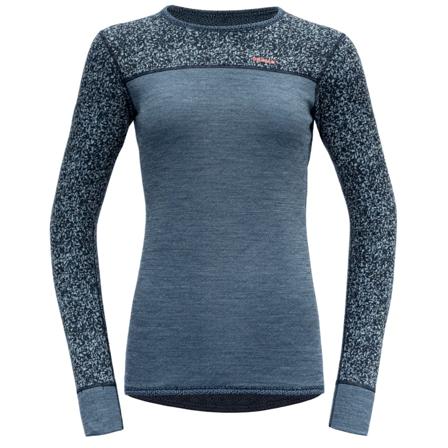 Devold Kvitegga Woman Shirt Women base layer tops Blue L