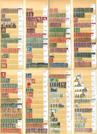 Norge - Dublet samling i 2 indstiksbøger - Stemplet