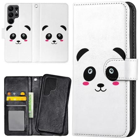 Samsung Galaxy S23 Ultra - Lompakkokotelo/Kuoret Panda
