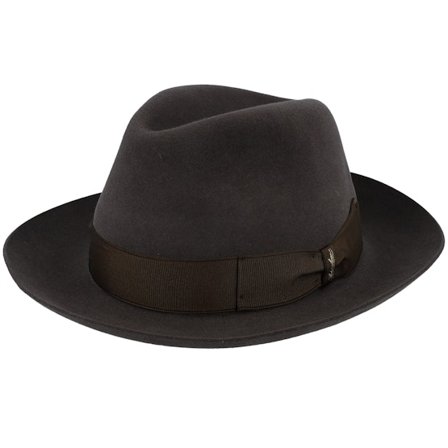 Borsalino - Brun fedora Hat - Alessandria Monlov Fedora @ Hatstore