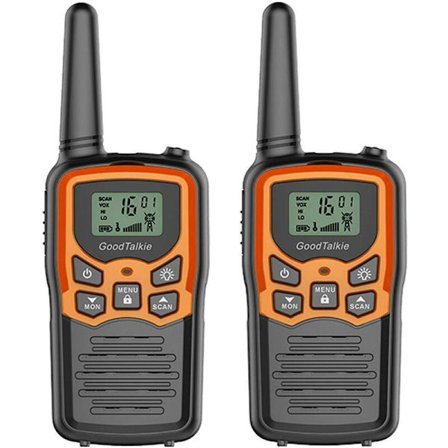 Walkie Talkie Langdistanse Walkie Talkie Fotturer Camping Hjem Walkie Talkie (Pakke med 2 oransje)