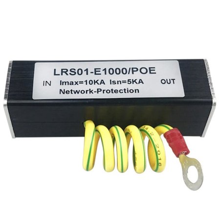 100/1000m PoE IP-kamera nettverk RJ45 & PoE overspenningsvern beskyttelsesenhet arrester SPD 1000m