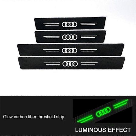 Nyt Bildørtrinbeskyttelse Anti-ridse Dørtrinbeskyttelse Kompatibel med Biltilbehør fast-WELLNGS