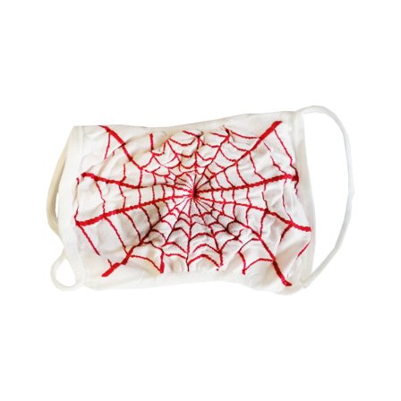 Mascherina Protettiva Lavabile Bambini Fantasia Ragnatela 3 Pezzi