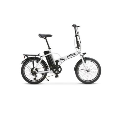 Nilox J1 Pro 250W 8Ah 20" Fällbar Vit Elcykel Räckvidd 40km LED
