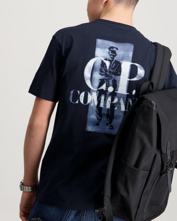 C.P. Company T-SHIRT SHORT SLEEVE Blau T-Shirts Jungen - Kids Brand Store