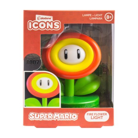 Super Mario Fire Flower - Lampa - Icon Light