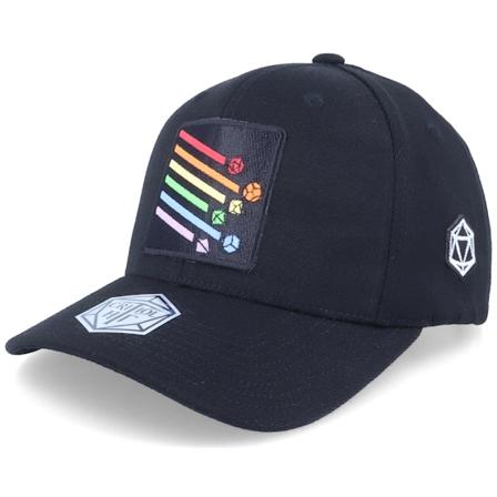 Critiql Hit - Zwart adjustable Cap - Dice Storm Patch Black 110 Adjustable @ Hatstore