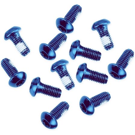 12 st mountainbike M5*10mm rostfria bromsfixeringsskruvar