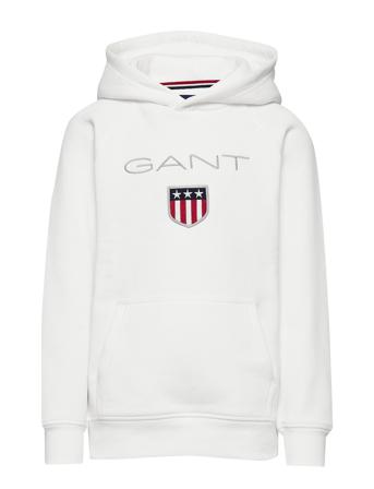 Gant Shield Hoodie Hettegenser Genser Hvit GANT