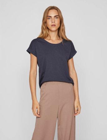 Vila Vidreamers New Pure T-Shirt-Noos - Navy - L