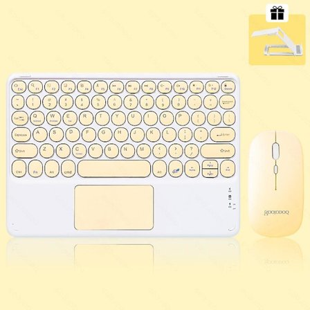 Ipad Keyboard And Mouse Combo, Wireless Bluetooth Keyboard