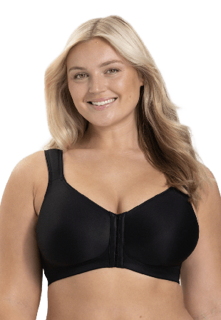 Miss Mary of Sweden Stay Fresh Framknäppt Bh Dam Svart 95g