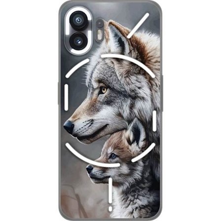 Kompatibelt Mobildeksel til Nothing Nothing Phone (2) Ulver Ville Wolf Dyr Mystikk