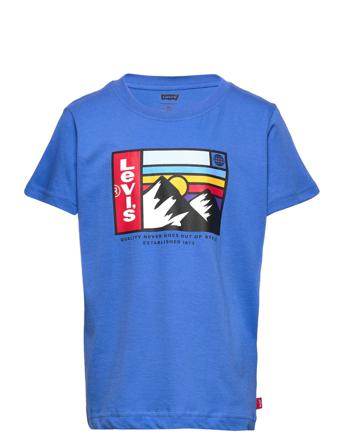 Lvb S/S Mountain Logo Tee-Shirt T-shirt Blå Levi's