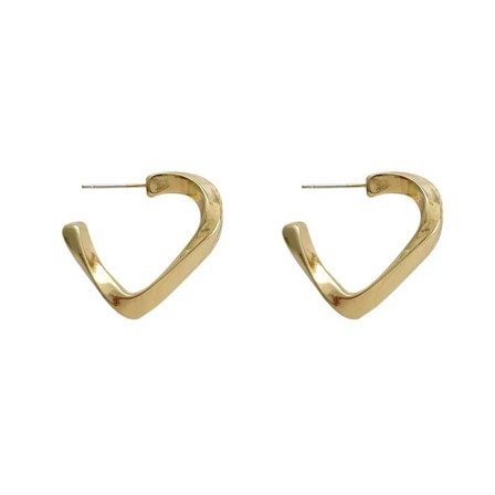 Geometriske metalløredobber med stifter for kvinner, nisjedesign, premium F