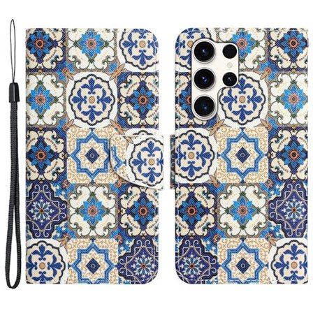 Wonderland Samsung Galaxy S24 Ultra flip-etui - Retro Totem