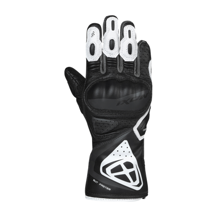 Rękawice Motocyklowe Ixon GP5 AIR Dziecięce Czarny/Złamany Biały 12