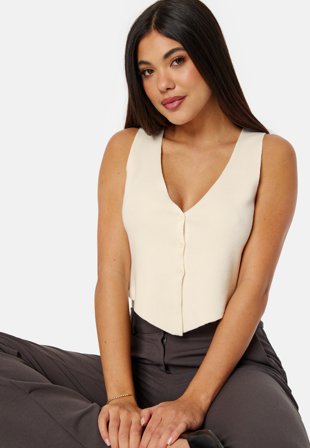 BUBBLEROOM Fine Knitted Vest Klær