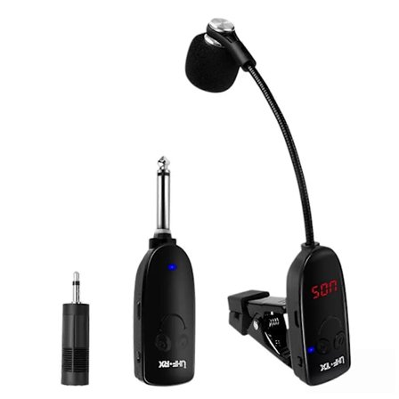 Professionellt trådlöst saxofonmikrofon-system för trumpet, saxofon [DB]