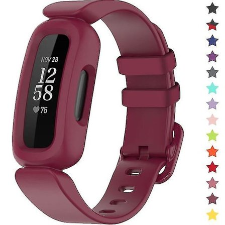 Treingi armband för Fitbit Ace 3 barn silikon vattentätt armband tillbehör sport klockarmband ersättning för Fitbit Ace 3 pojkar flickor