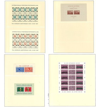 Belgien, Holland m. fl. - Samling i 1 ringbind