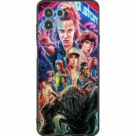 Motorola Edge 20 Lite Svart Skal Stranger Things
