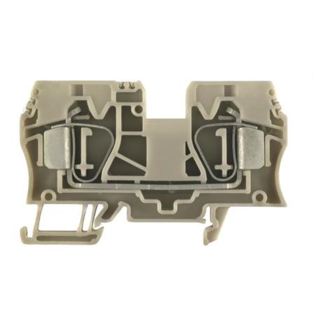 Weidmüller ZDU 10 Gjennomgangsradsplint beige, 1,5–16 mm², 57 A, Elfordeling & strømforsyning