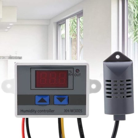 Humidity Controller Digital Hygrometer Xh-w3005 Regulator Humidity Sensor Temperature 0 ~ 99% Rh 12v / 24v / 220v (220v)