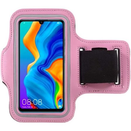 Rose sportarmband kompatibel med Huawei P50-P40-P30-P SMART-Y8P-Y5P-NOVA-MATE 20 - Justerbart skydd för löpning SportGym Phonillico