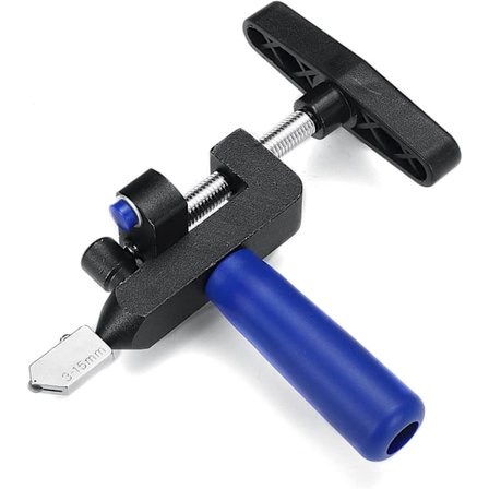 2 i 1 Glasskutter - Glasskæreskærer med Hjulet Manuel