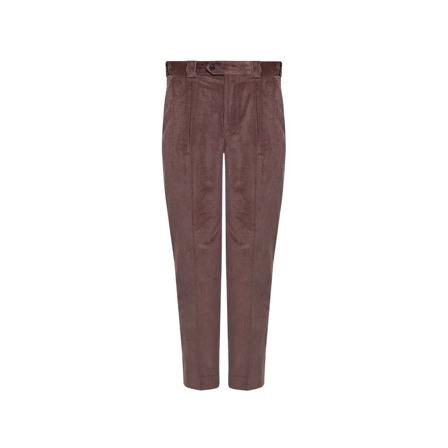Paul Smith Corduroy pleat-front Byxor lila, Herr Byxor, Herr, Storlek: W30